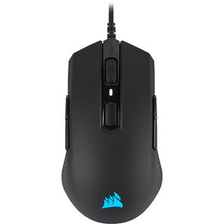 CORSAIR M55 PRO RGB Gaming Maus, Schwarz/Leuchtfarbe: Mehrfarbig