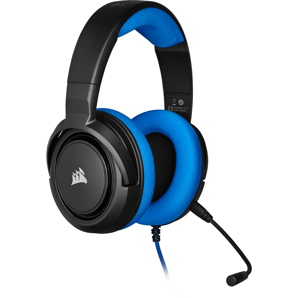 CORSAIR HS35, Over-ear Gaming Headset Schwarz/Blau