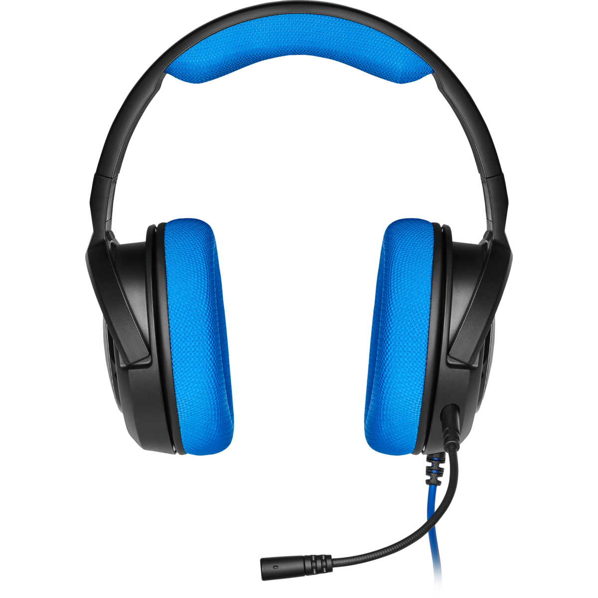 CORSAIR HS35, Over-ear Gaming Headset Schwarz/Blau