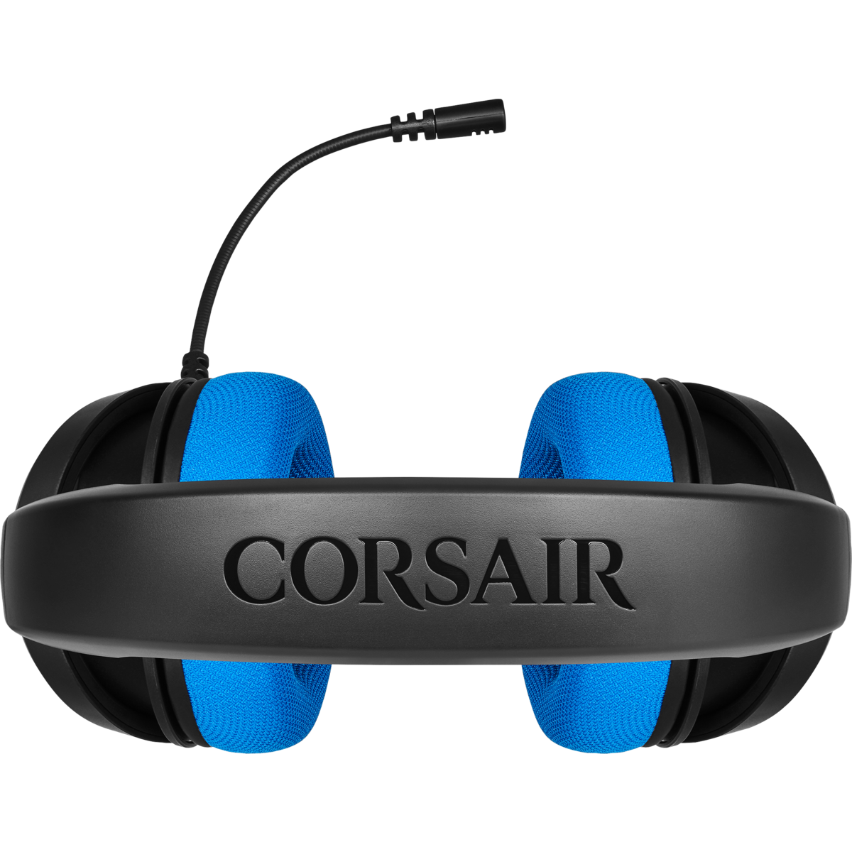 CORSAIR HS35, Over-ear Gaming Headset Schwarz/Blau