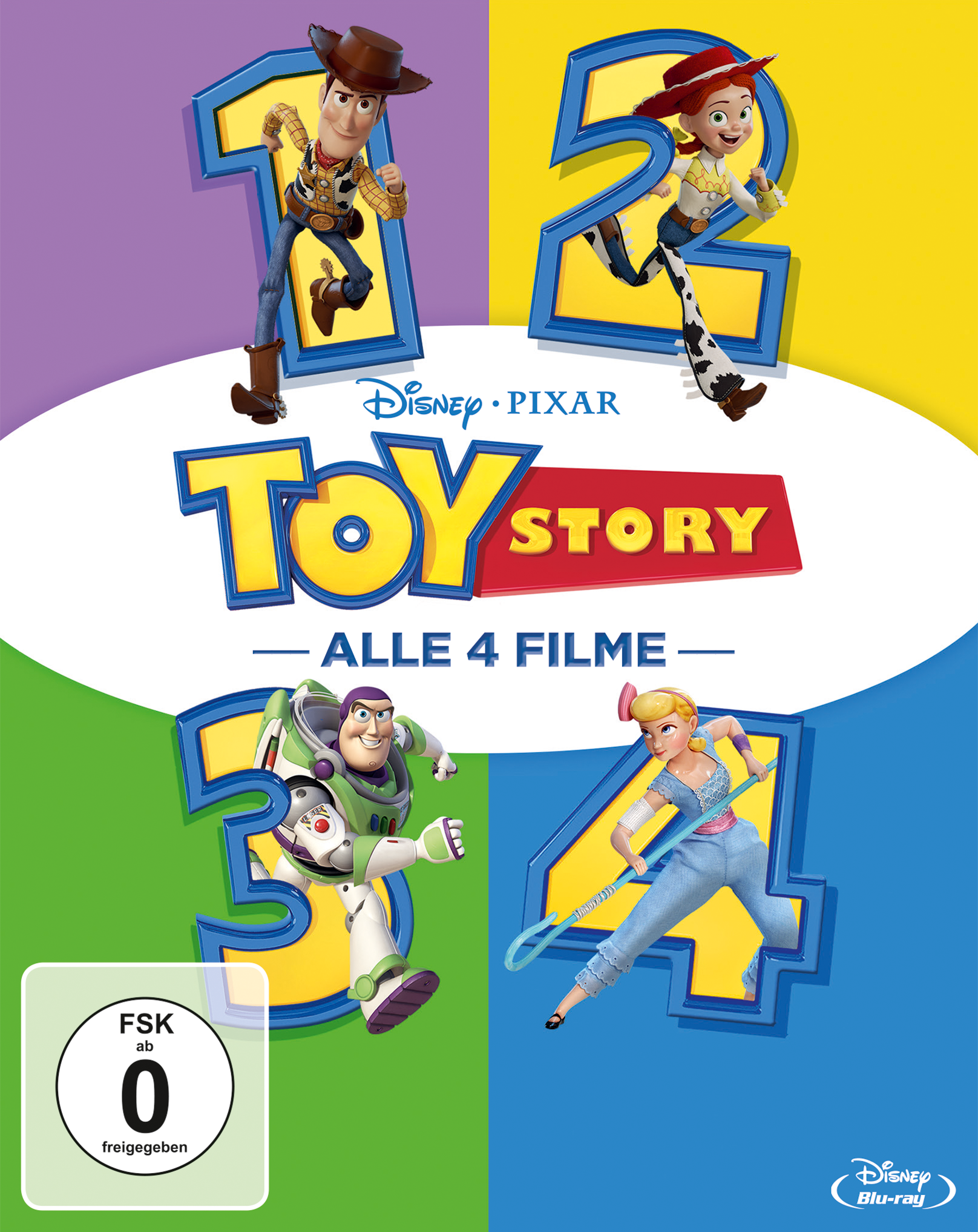 Toy Story 1-4 (4 Movie Blu-ray online kaufen MediaMarkt