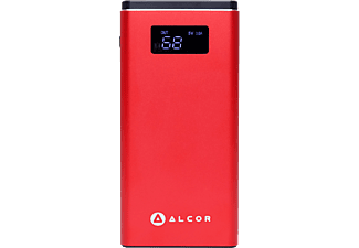 ALCOR QC10000 10000mAh powerbank, piros