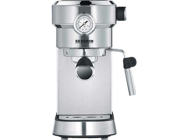 SEVERIN KA 5995 Espresa Plus Espressomaschine Edelstahl-geb./Schwarz ...