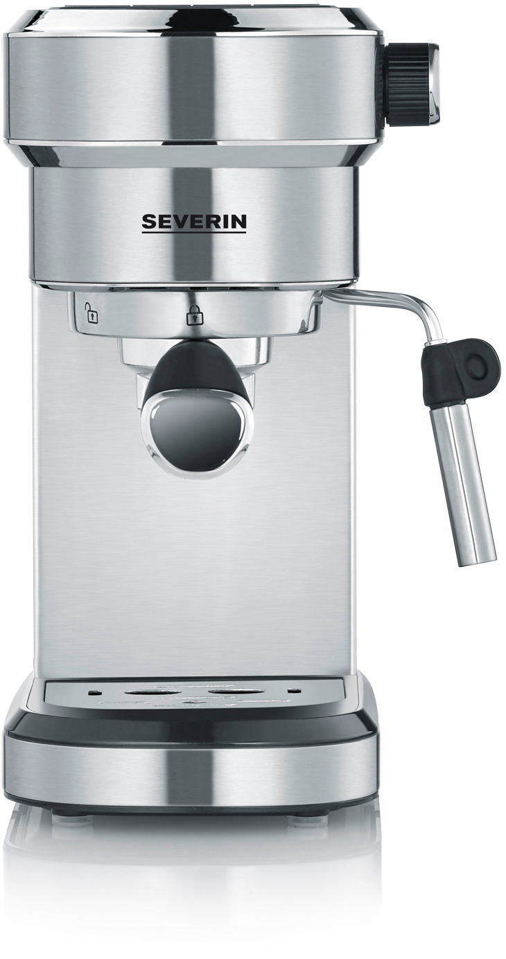 SEVERIN KA 5994 Espresa Espressomaschine Edelstahl-geb./Schwarz
