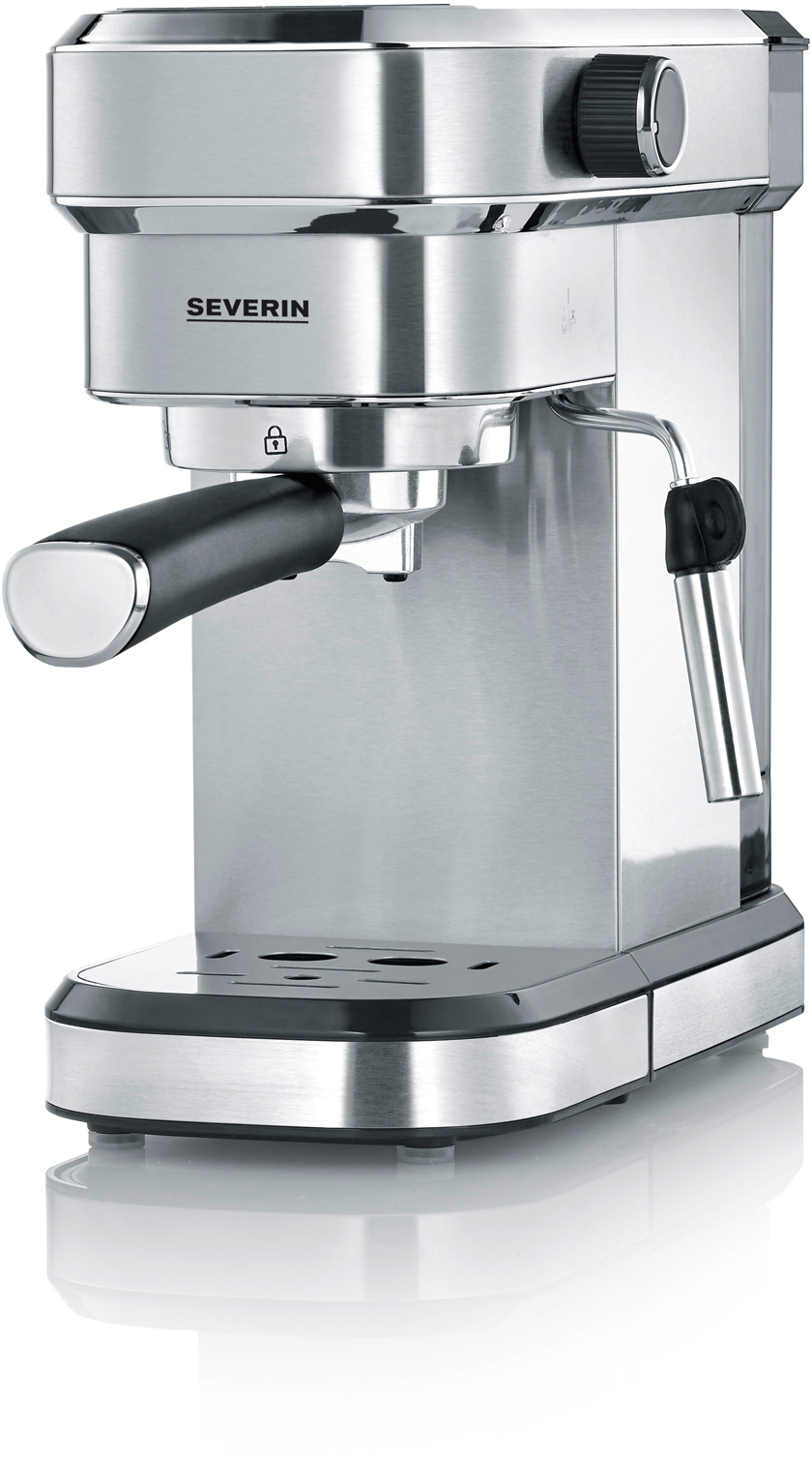 SEVERIN KA 5994 Espresa Espressomaschine Edelstahl-geb./Schwarz