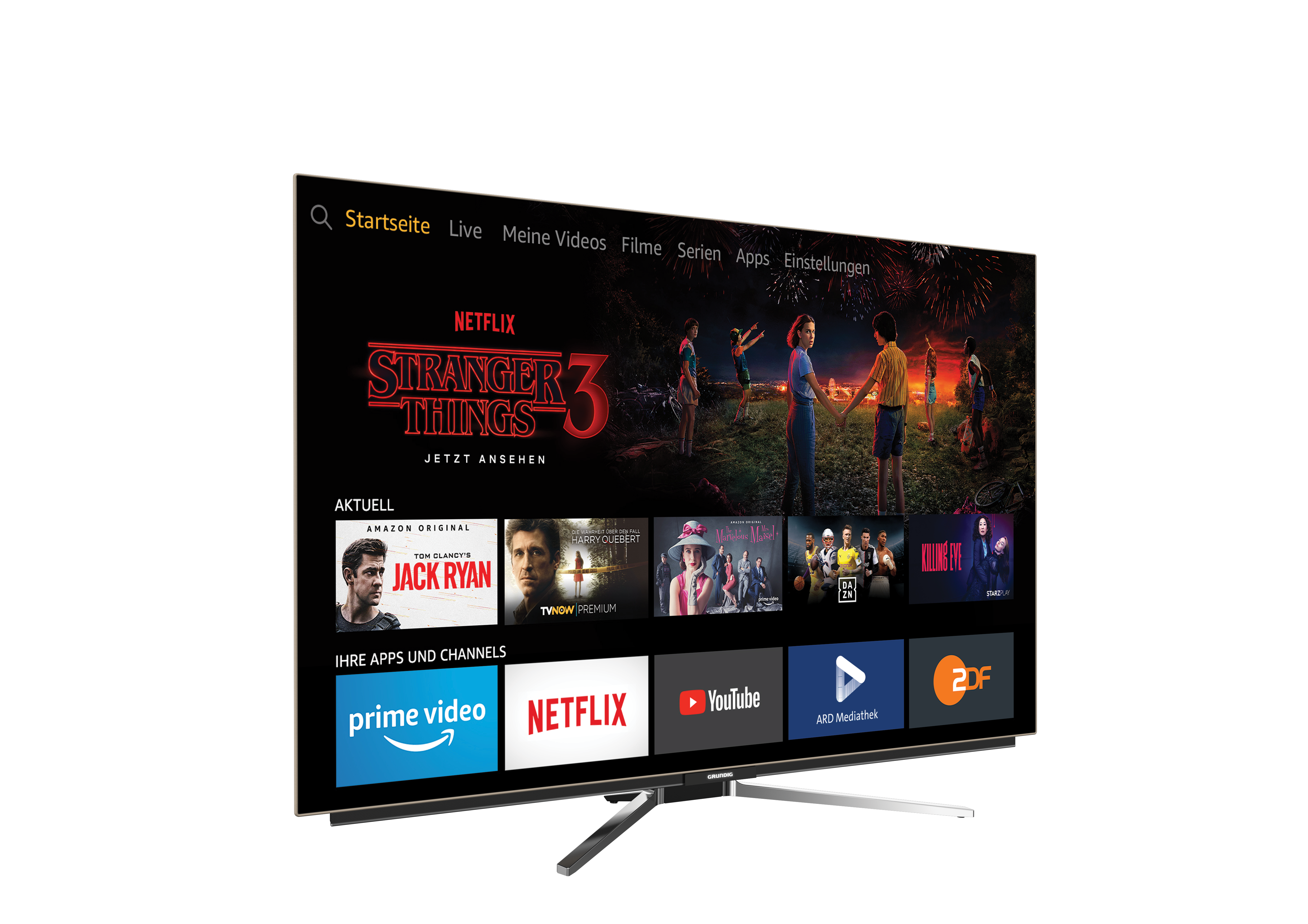 GRUNDIG 65 VLO 8599 OLED FIRE TV EDITION HF OLED TV (Flat, 65 Zoll / 164 cm, OLED 4K, SMART TV, Fire TV Experience)