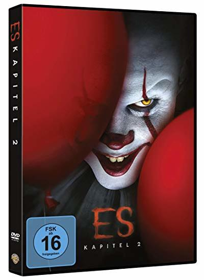Film-DVD-Hülle. Zeigt den Filmtitel und ein unheimliches Clownbild. Der Hintergrund ist dunkel.