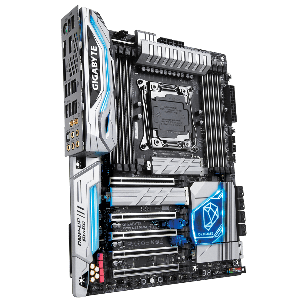 GIGABYTE X299 DESIGNARE EX Mainboard Mehrfarbig