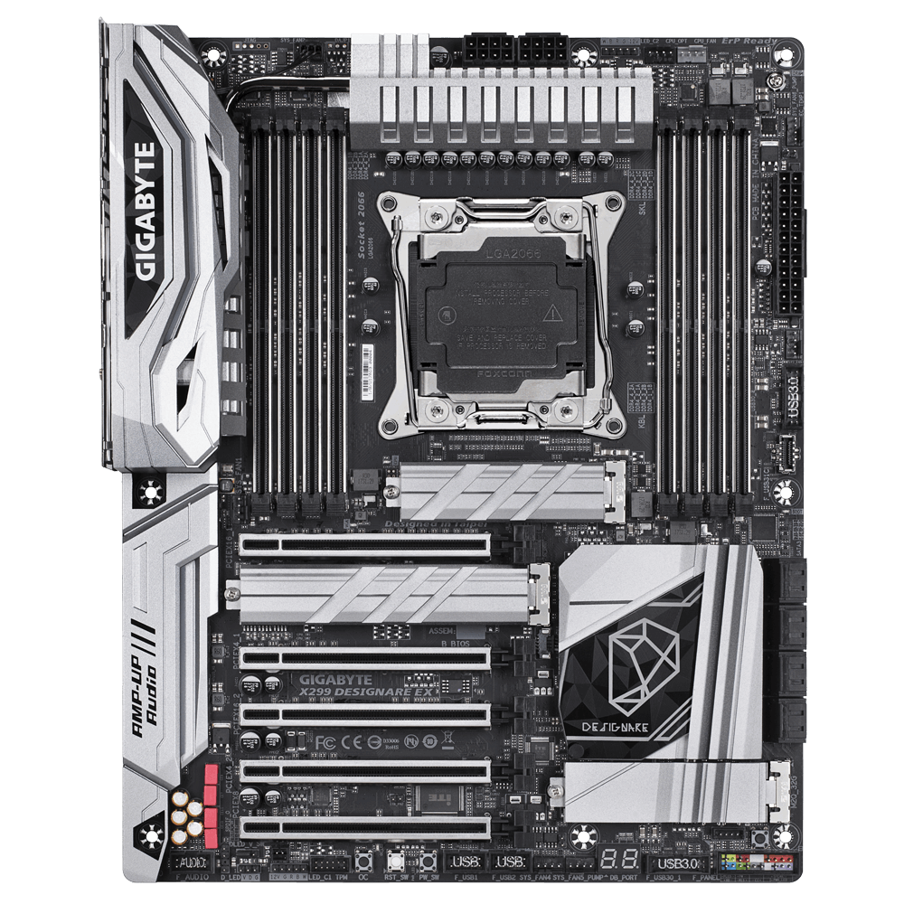 GIGABYTE X299 DESIGNARE EX Mainboard Mehrfarbig
