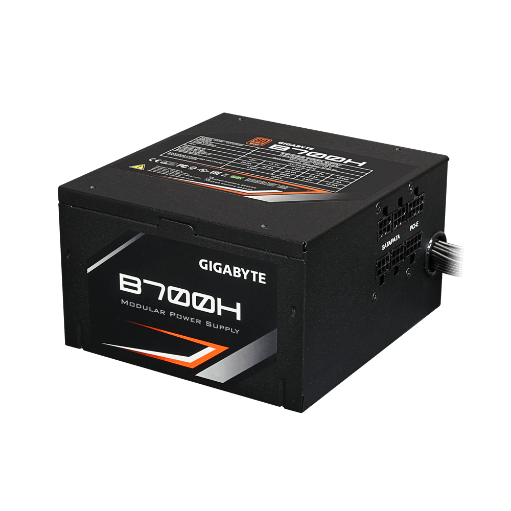 GIGABYTE GP-B700H PC-Netzteil 700 Watt CE/BSMI/EAC/TUV/FCC/UL/RCM/KCC/CCC