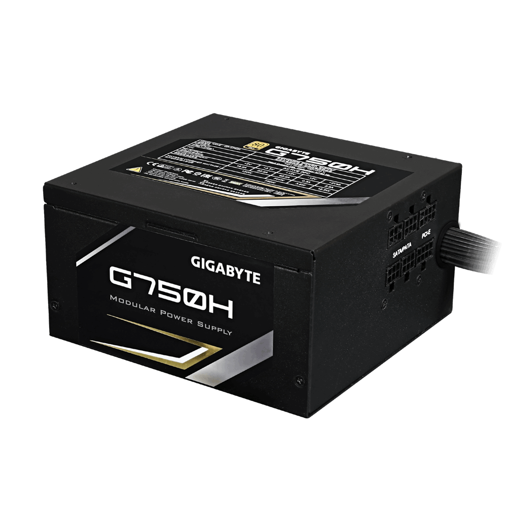 GIGABYTE GP-G750H PC-Netzteil 750 Watt CE/BSMI/EAC/TUV/FCC/CCC/RCM