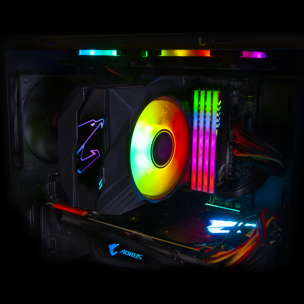 GIGABYTE AORUS ATC800 CPU Kühler, Schwarz