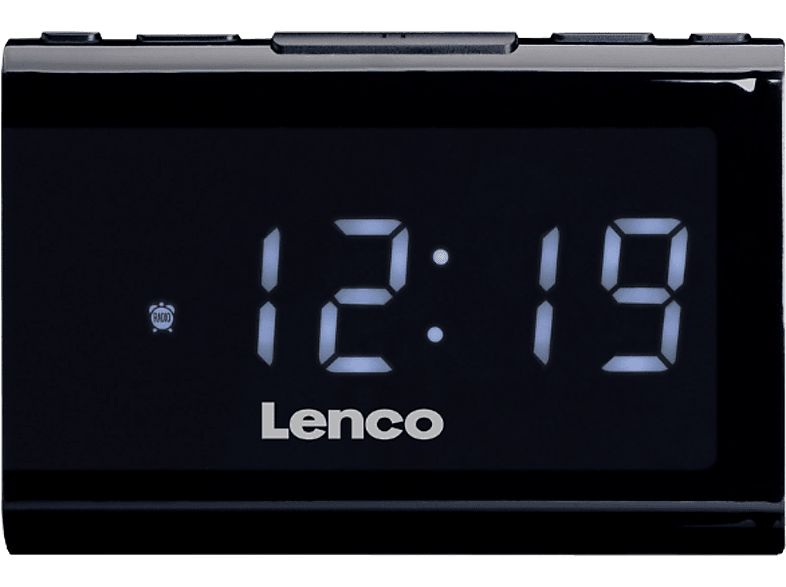LENCO Wekkerradio met USB-speler/lader Zwart (CR-525BK)