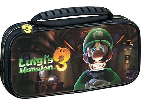 BIG BEN Travel Case Luigi’s Mansion 3 für Nintendo Switch Lite - Hartschalentasche (Schwarz)