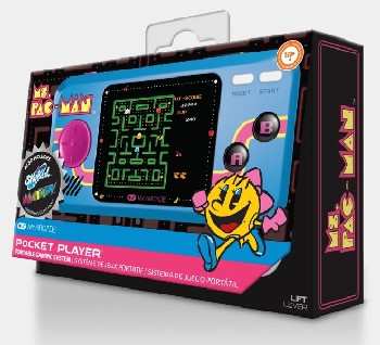 Consola Retro My arcade ms. pacman 3 juegos pocket