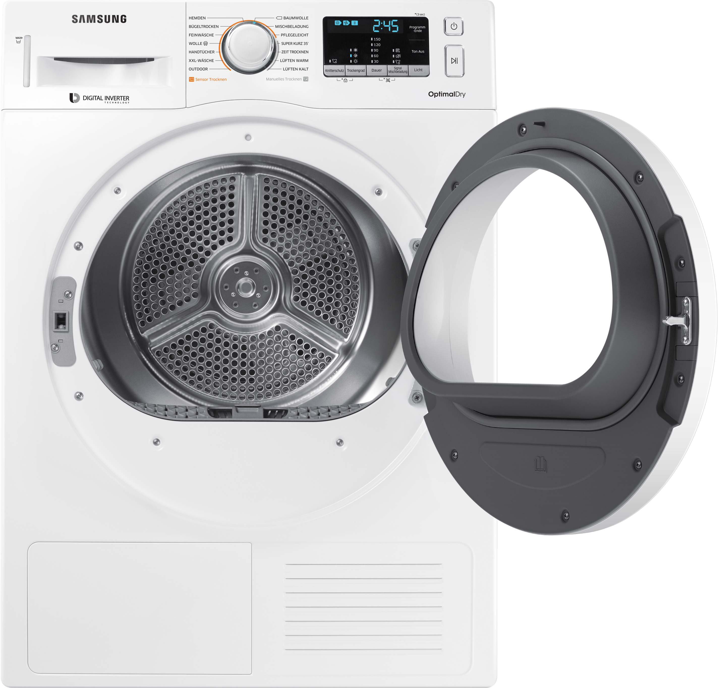 SAMSUNG DV82M5210KW/EG Wärmepumpentrockner (8 kg, A+++, Weiß)