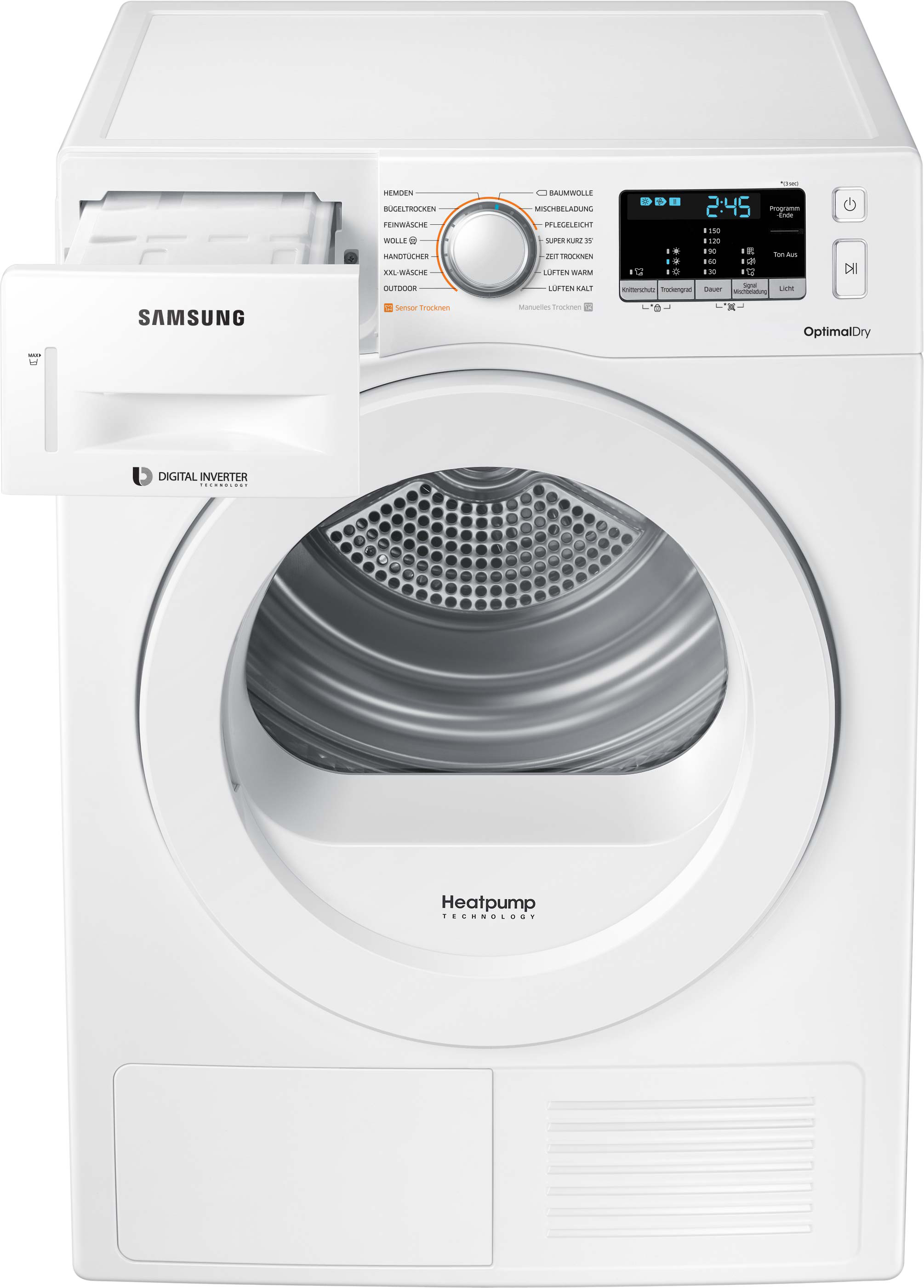 SAMSUNG DV82M5210KW/EG Wärmepumpentrockner (8 kg, A+++, Weiß)