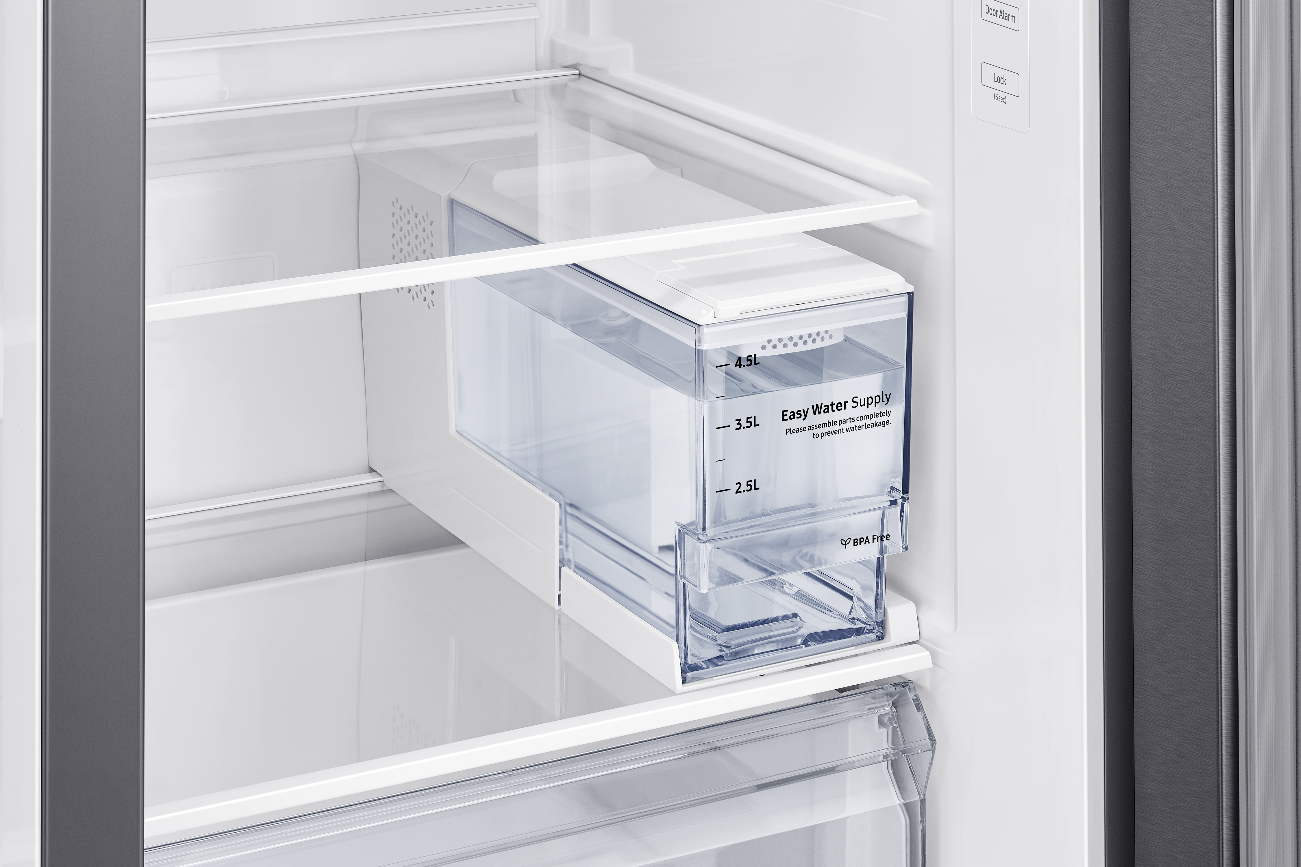 SAMSUNG RS64R5302M9/EG Side-by-Side (635 l, F, 1780 mm hoch, Edelstahl/Silber)