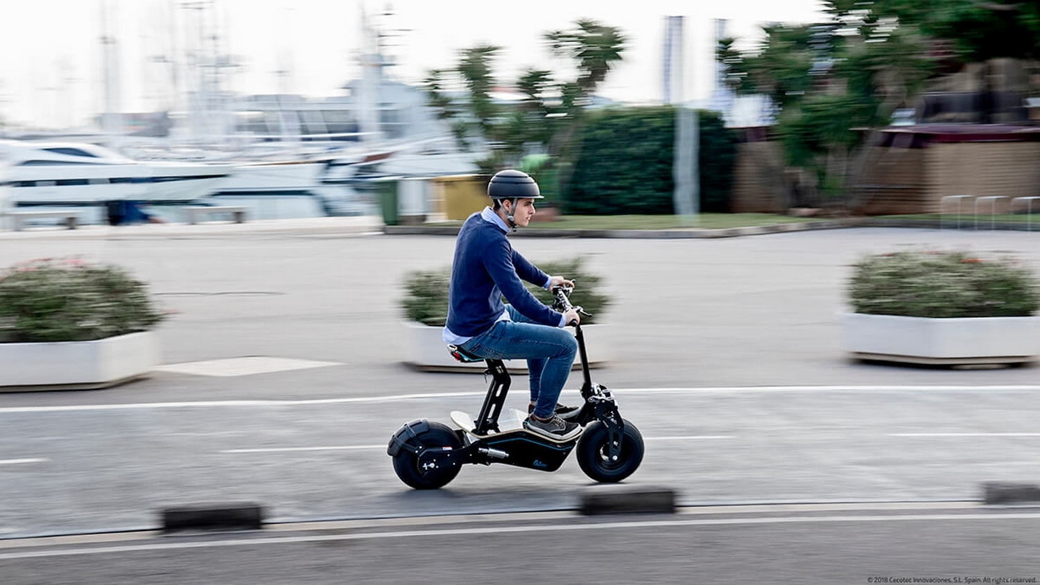 Patinete eléctrico - Cecotec Outsider DemiGod Makalu, 30km/h, 1600W, Autonomía 60 km, Plegable, Negro
