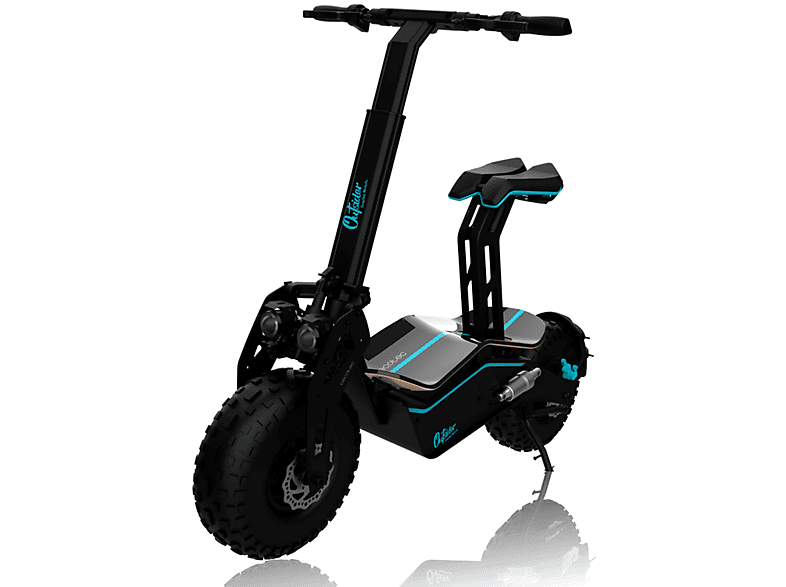 Patinete eléctrico | Cecotec Outsider DemiGod Makalu, 30km/h, 1600W,  Autonomía 60 km, Plegable, Negro
