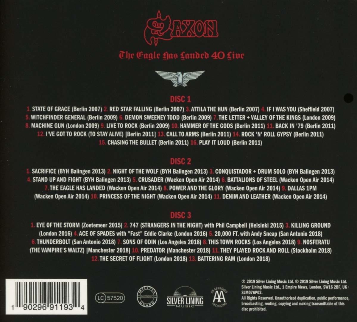 Saxon - The Eagle Has Landed 40 (Live)  - (CD)