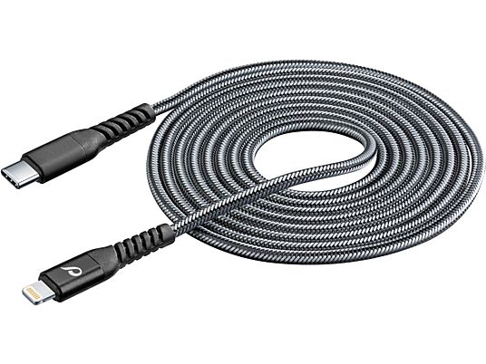 CELLULAR LINE Extreme Cable XL - Câble de données/ recharge (Noir)
