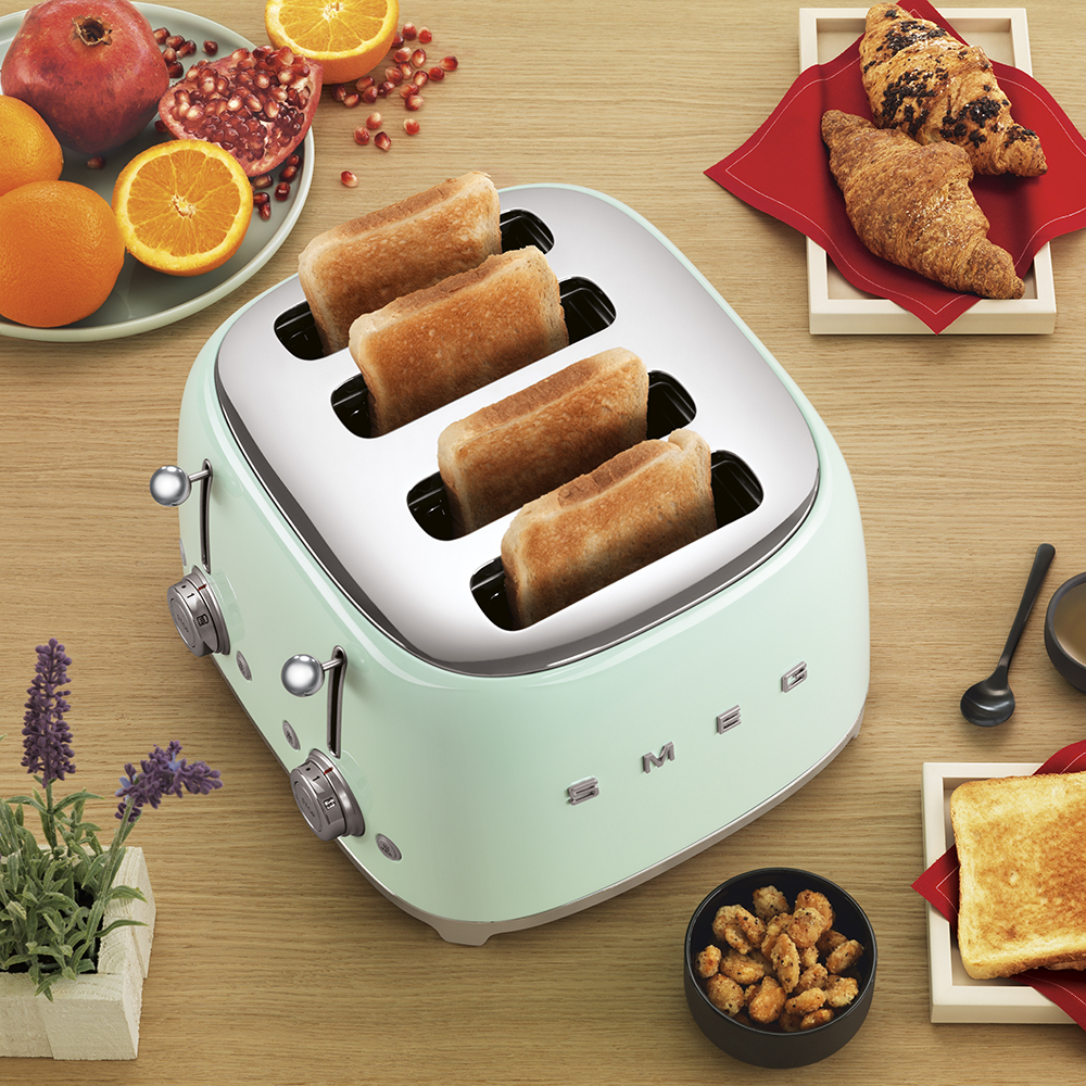 SMEG 50's Retro Style 4S  - Toaster (Grün)