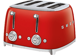 SMEG 50's Retro Style 4S - Grille-pain (Rouge)