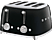 SMEG 50's Retro Style 4S - Toaster (Schwarz)