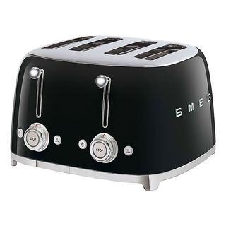 SMEG 50's Retro Style 4S  - Grille-pain (Noir)