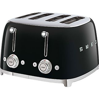 SMEG 50's Retro Style 4S  - Grille-pain (Noir)
