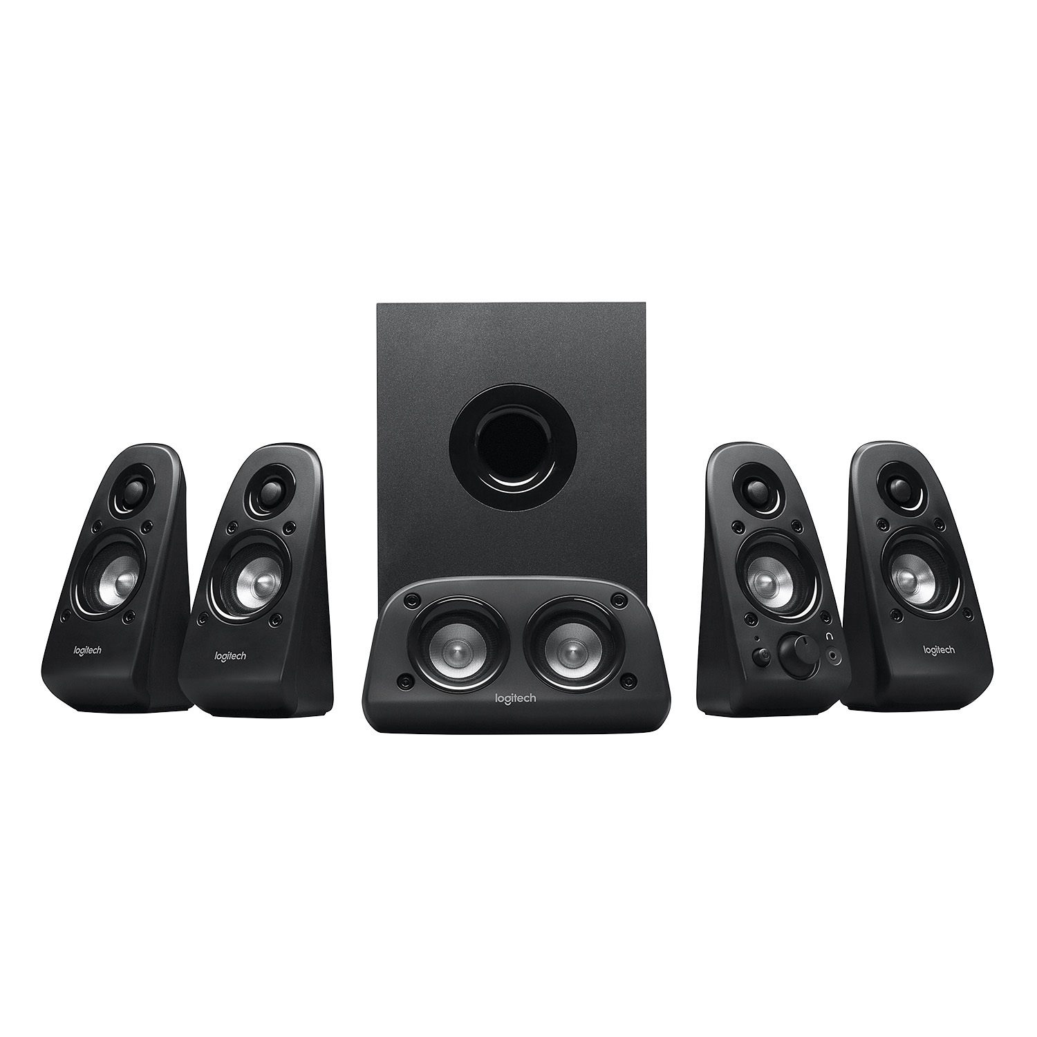 LOGITECH Z506 PC-Lautsprecher (5.1 Lautsprechersystem, Schwarz