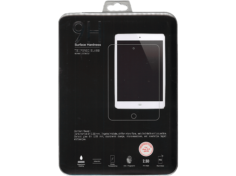 CITY LOYAL Screenprotector Tempered Glass iPad 10.2 Transparant (108388)