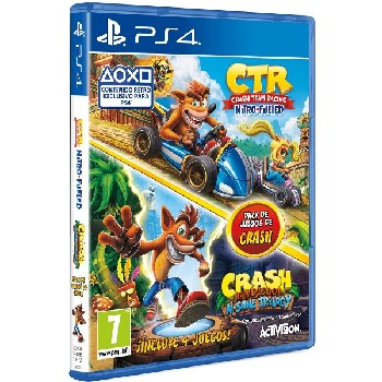 PS4 Pack Crash Bandicoot Team Racing Nitro Fueled + Crash Bandicoot N' Sane Trilogy