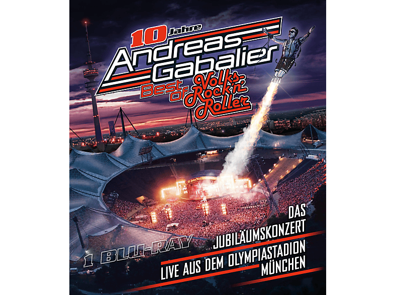 dem Olympiastadion Best Andreas Volks-Rock’n’Roller in - - aus Jubiläumskonzert of Das live Gabalier München – (Blu-ray)