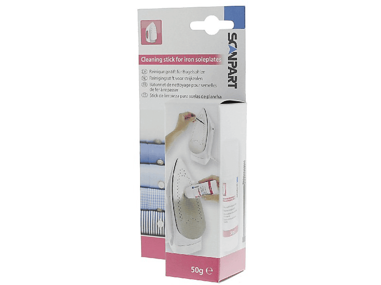 Accesorio para plancha - Scanpart 2910060080, Limpiador de suela plancha, Cepillo limpiador