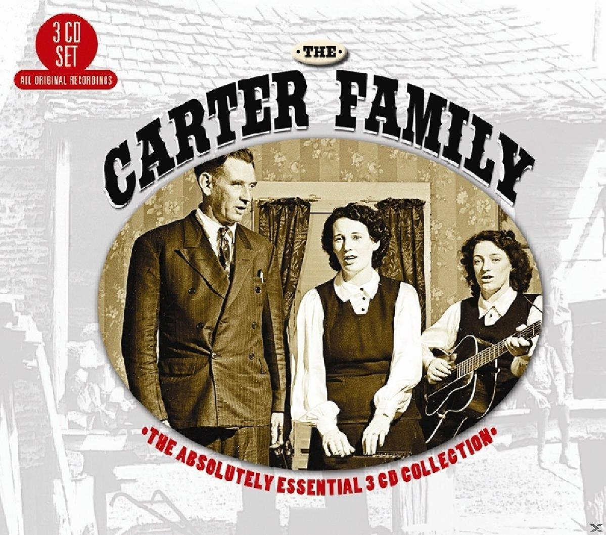 A 'The Carter Family' album borítója, régi fotóval és szöveggel.