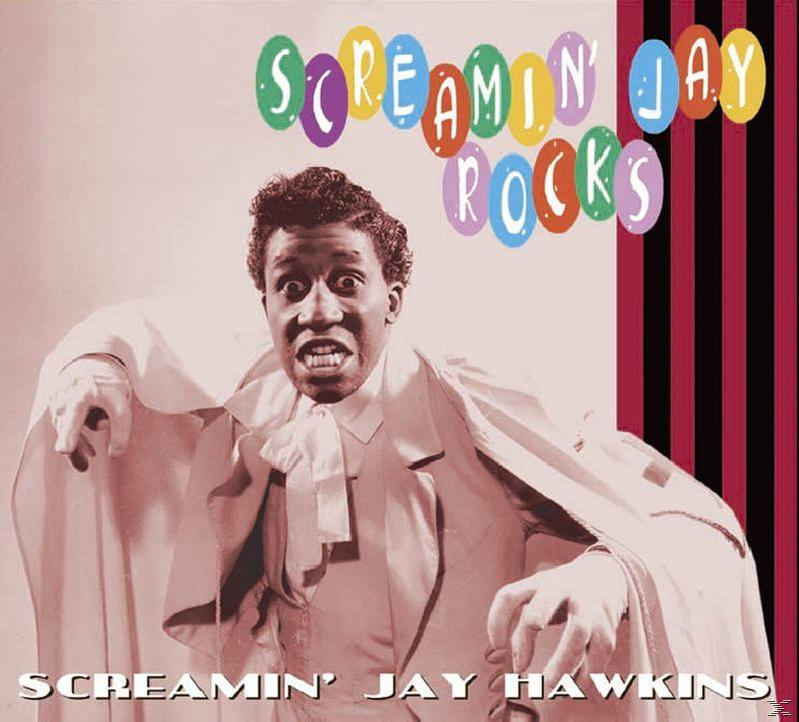 Screamin' Jay Hawkins az album borítóján, megdöbbent, fehér öltönyt visel.