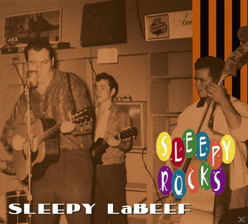 Sleepy LaBeef album borító: Három zenész hangszeren játszik retró környezetben.