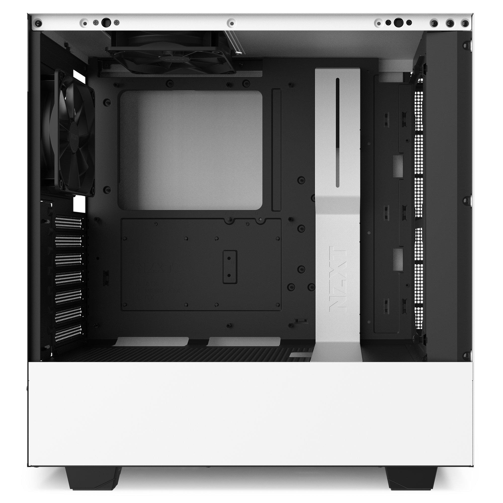 NZXT H510 PC-Gehäuse, Weiß/ Schwarz
