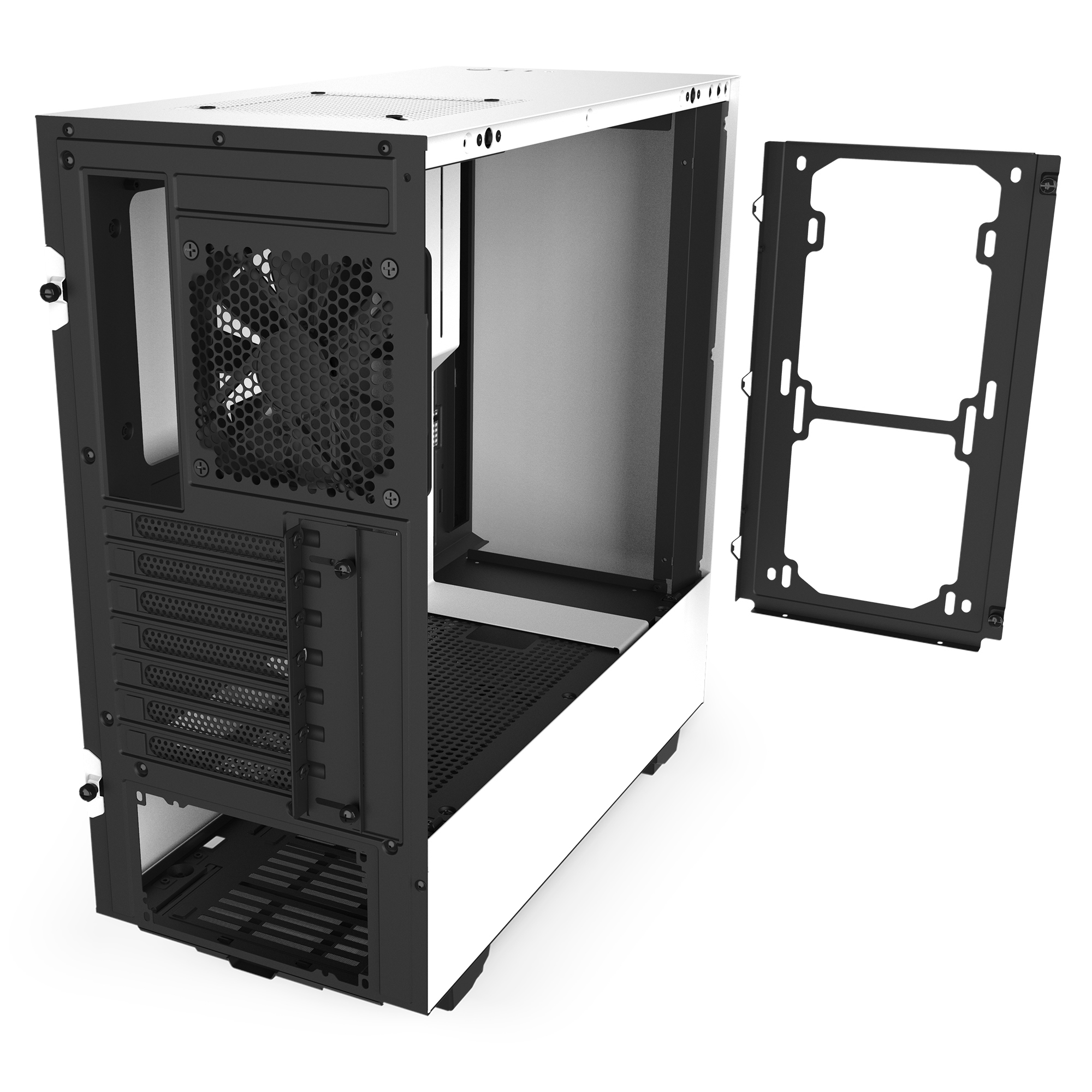 NZXT H510 PC-Gehäuse, Weiß/ Schwarz
