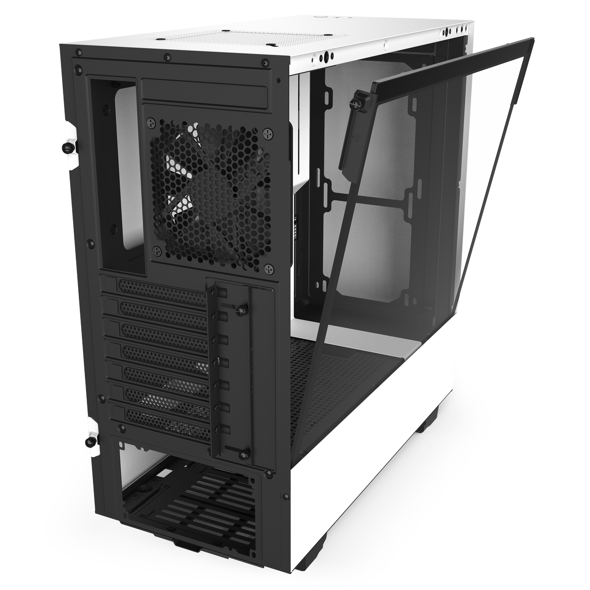 NZXT H510 PC-Gehäuse, Weiß/ Schwarz