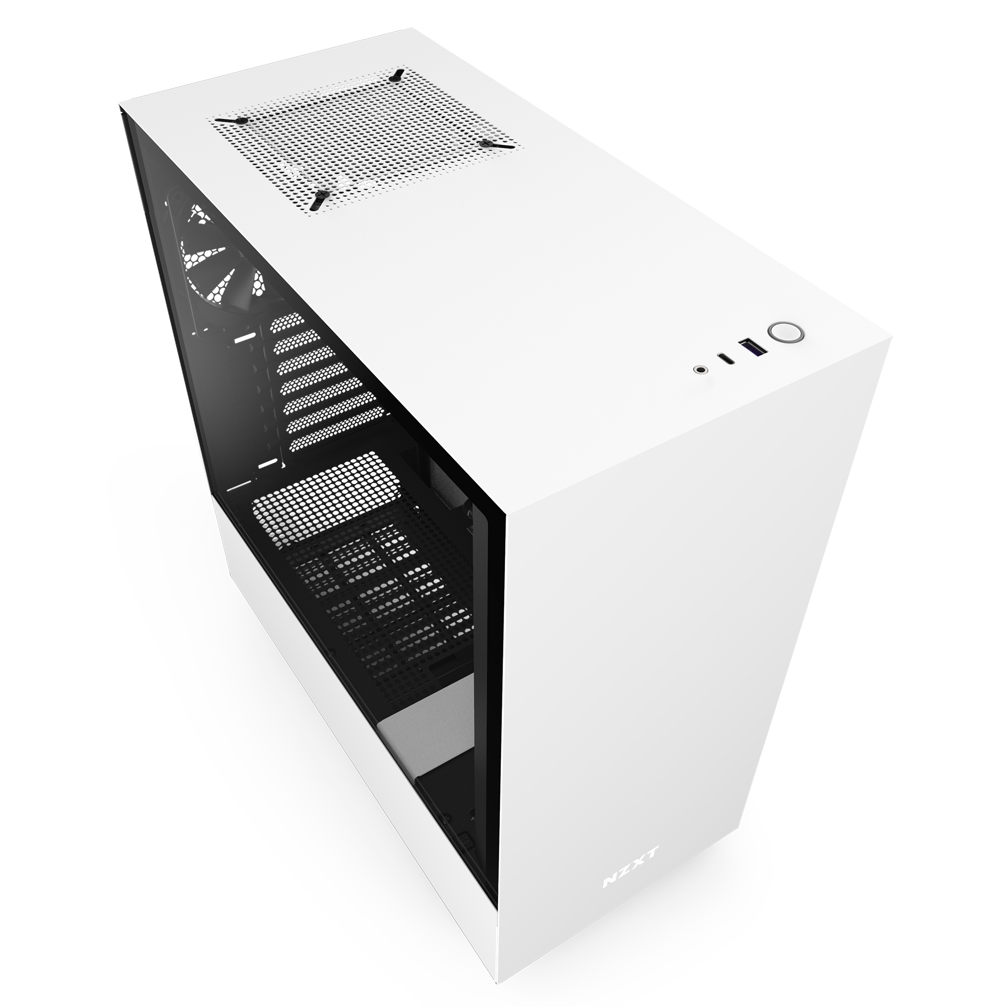 NZXT H510 PC-Gehäuse, Weiß/ Schwarz