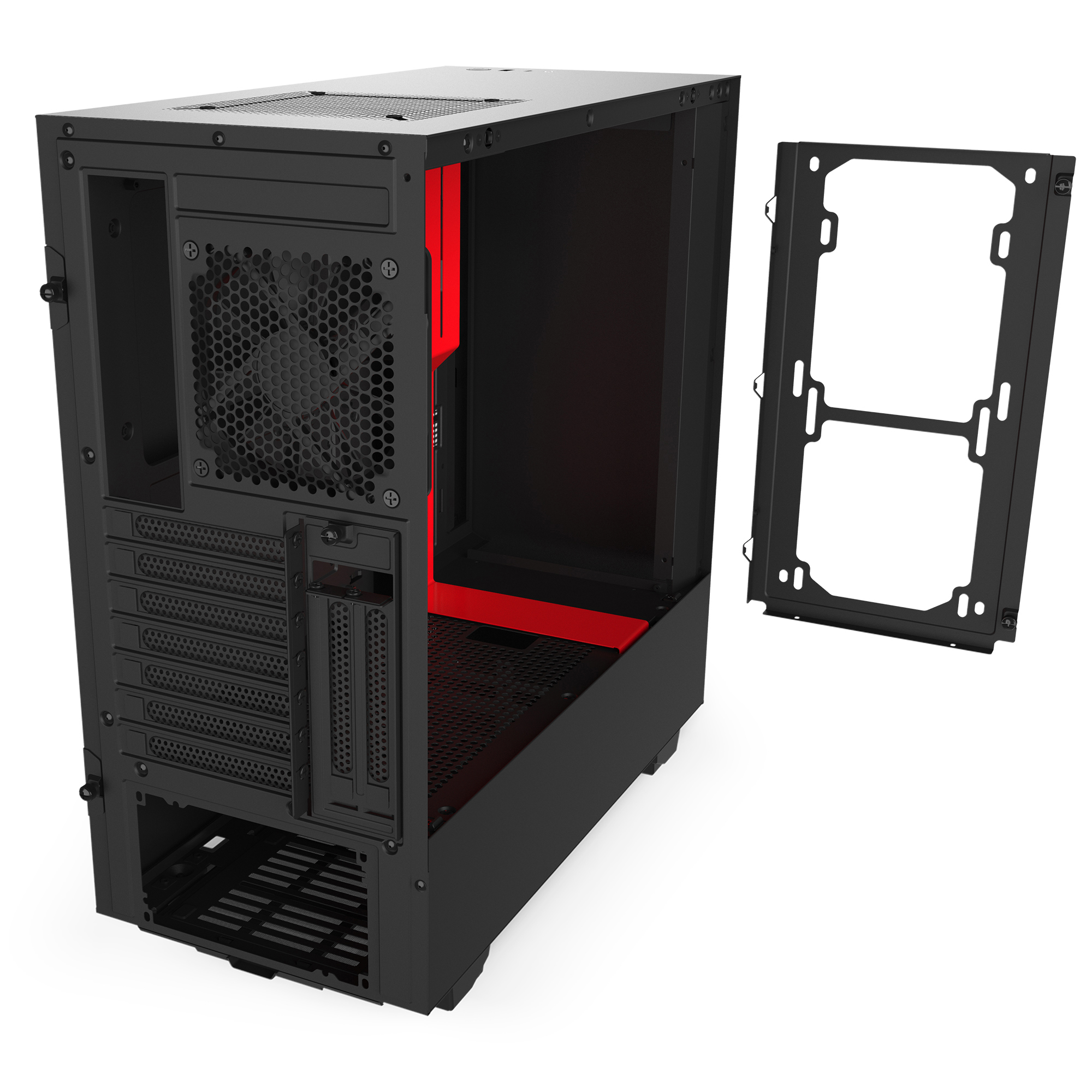 NZXT H510i PC-Gehäuse, Schwarz/ Rot