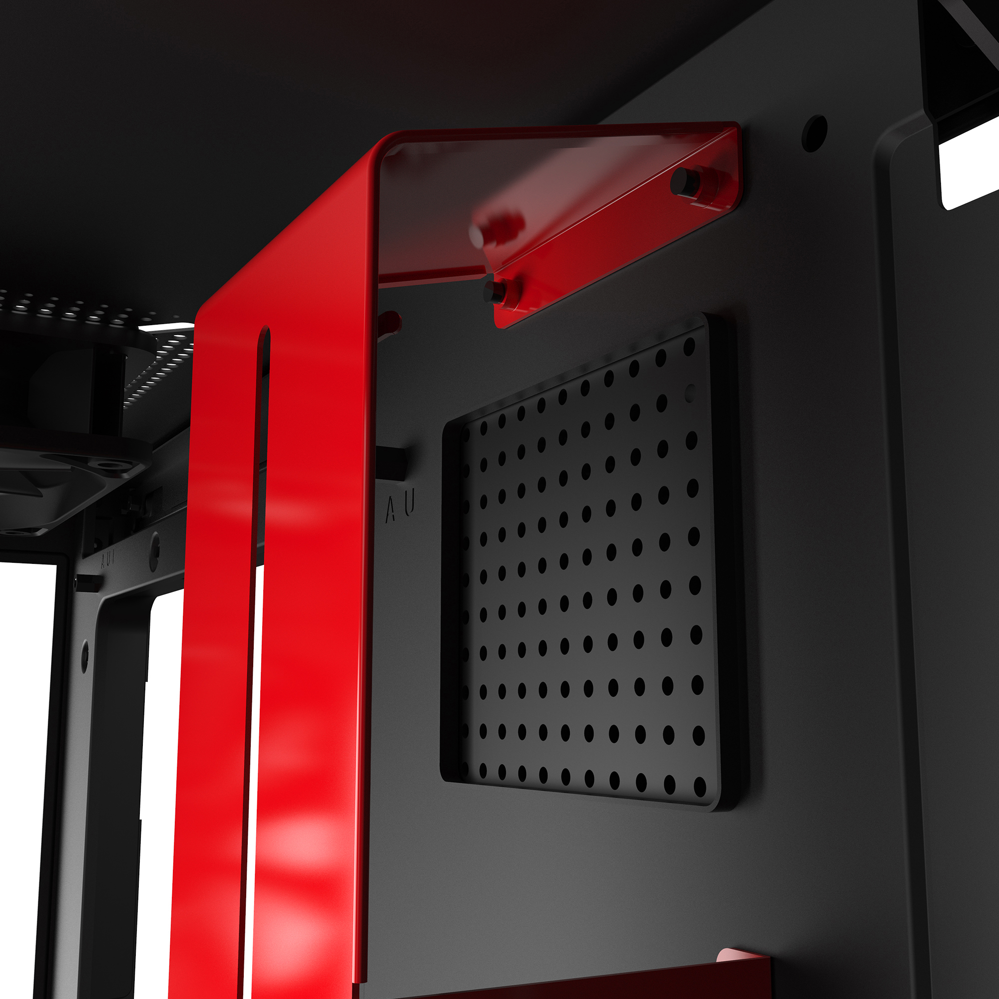 NZXT H510i PC-Gehäuse, Schwarz/ Rot