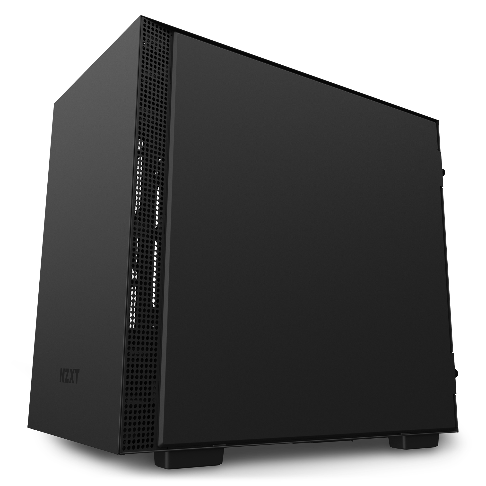 NZXT H210 PC-Gehäuse, Schwarz/Schwarz