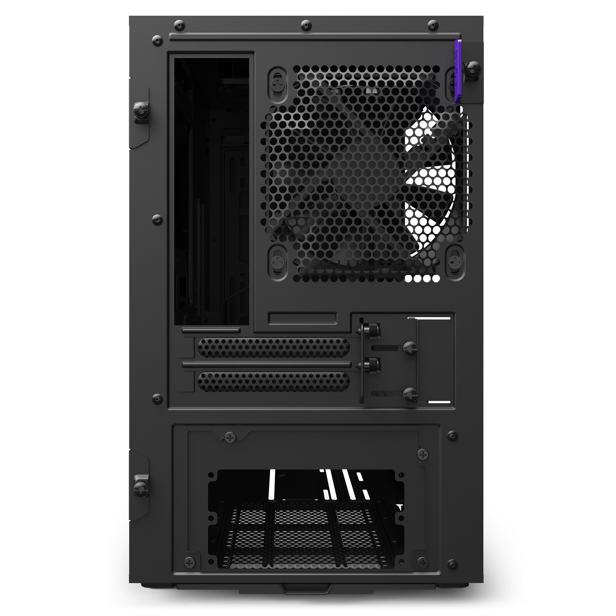 NZXT H210 PC-Gehäuse, Schwarz/Schwarz