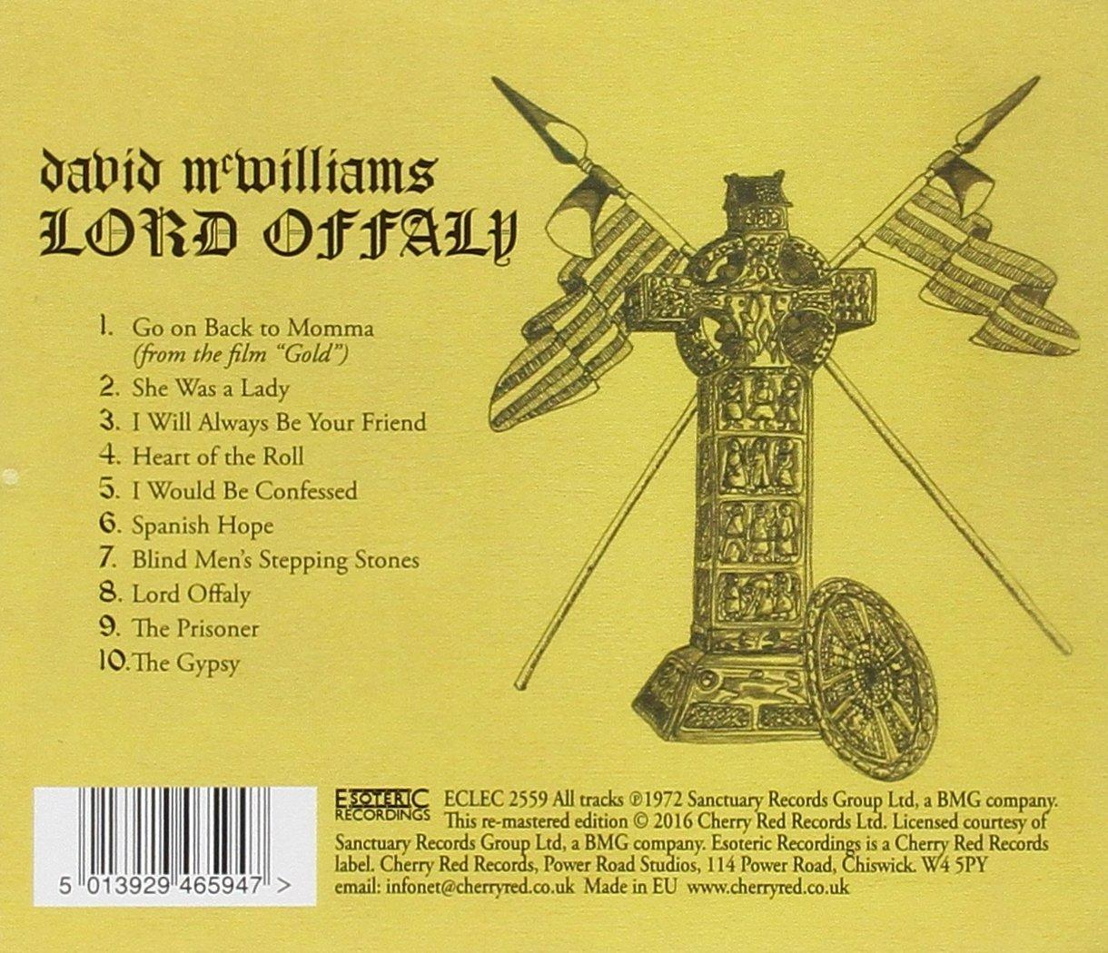 David Mcwilliams - Lord Offaly  - (CD)