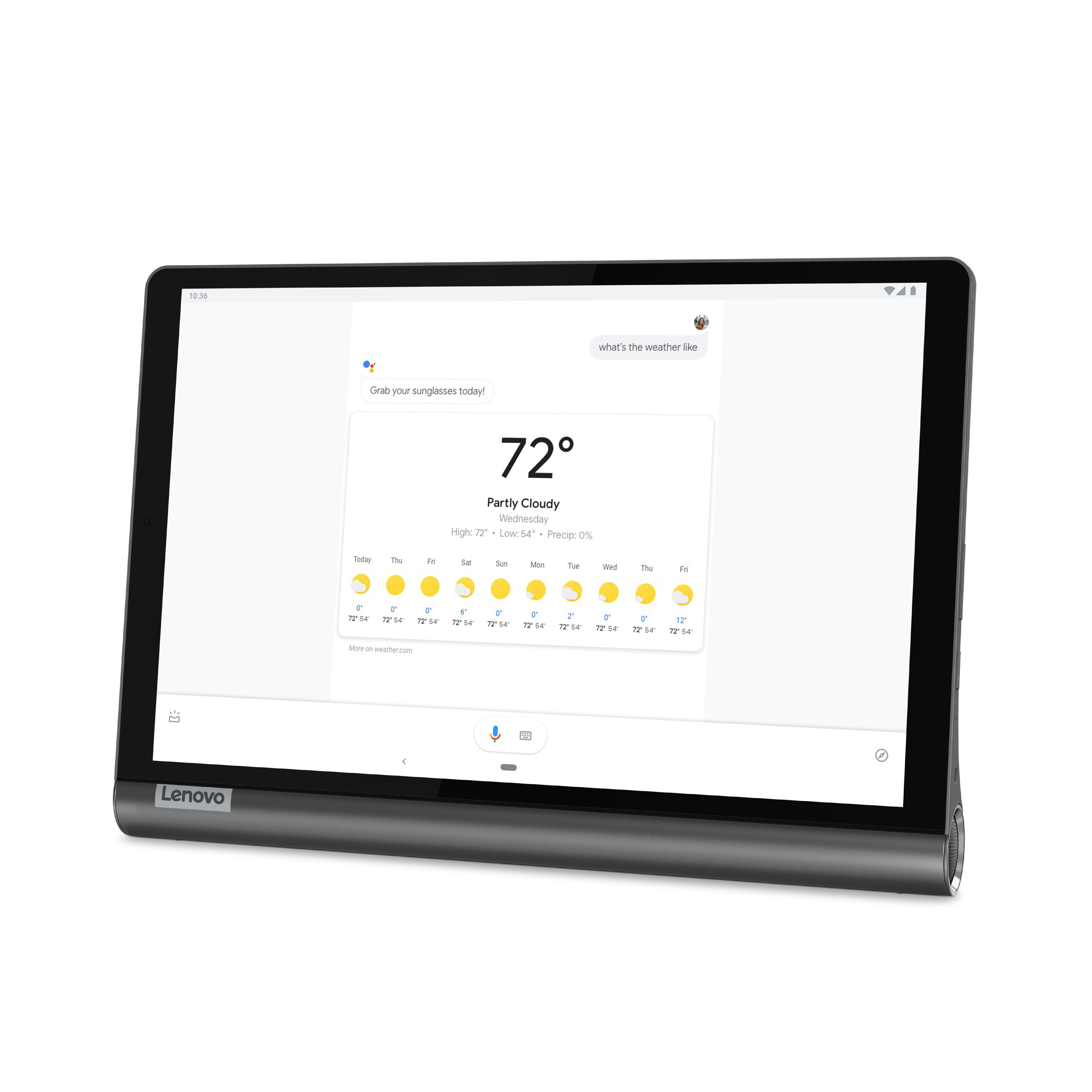 LENOVO Yoga Smart Tab, Tablet, 32 GB, 10,1 Zoll, Iron Grey