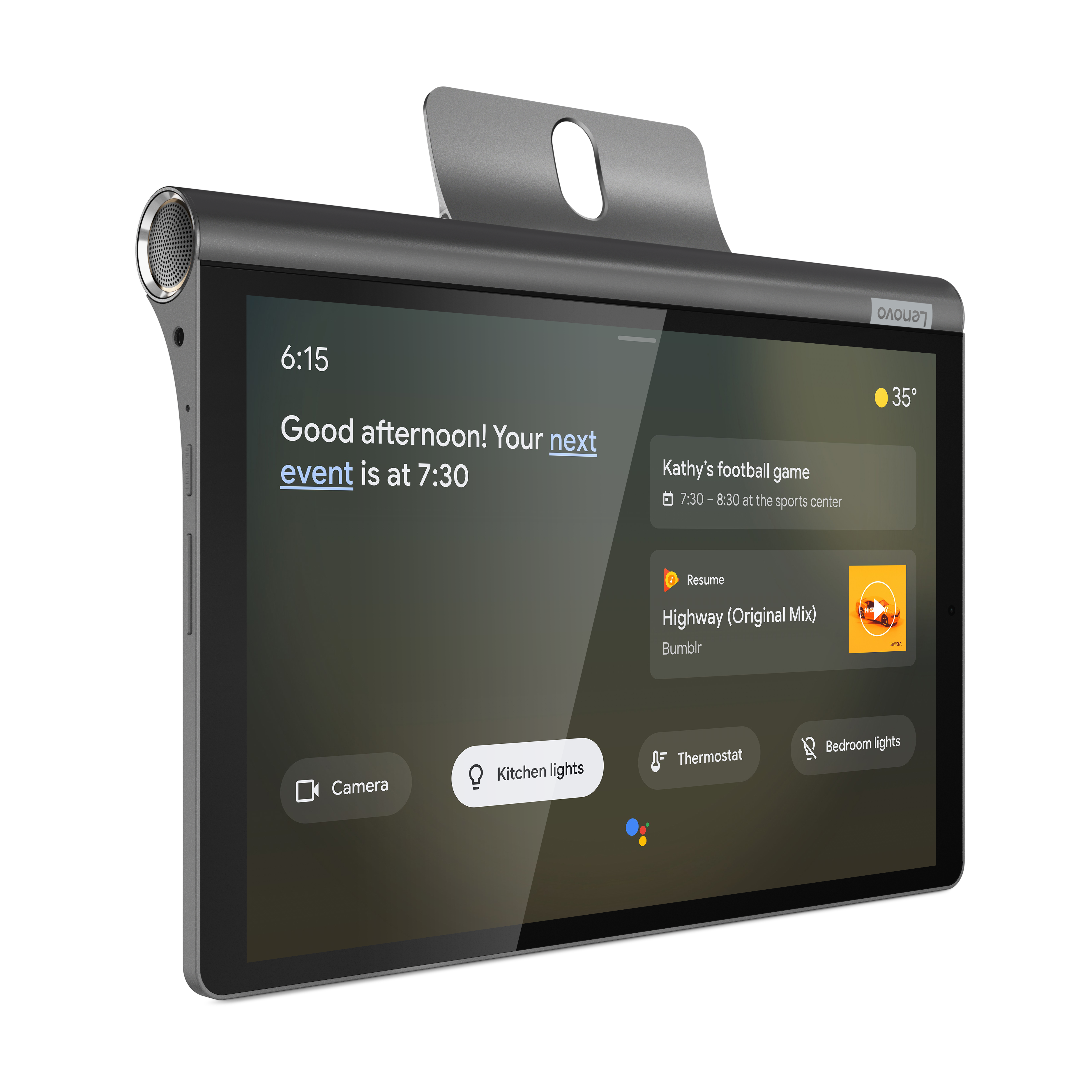 LENOVO Yoga Smart Tab, Tablet, 32 GB, 10,1 Zoll, Iron Grey